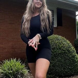 SPANX Elegant Black Bodysuit